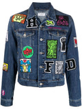 Keith Haring Logo Patch Denim Jacket