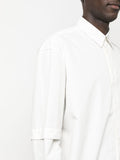 Detachable-Sleeved Cotton Shirt