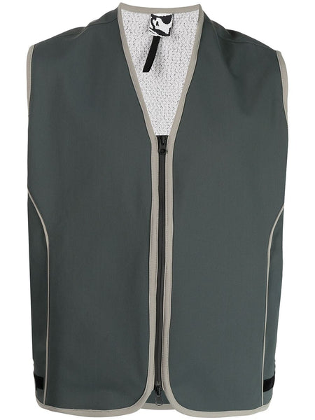 Sleeveless Zip-Up Gilet