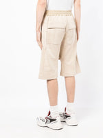 Drop-Crotch Bermuda Shorts