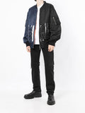 Oversized Two-Tone Flight Jacket