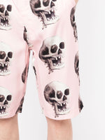 Skull Graphic-Print Bermuda Shorts