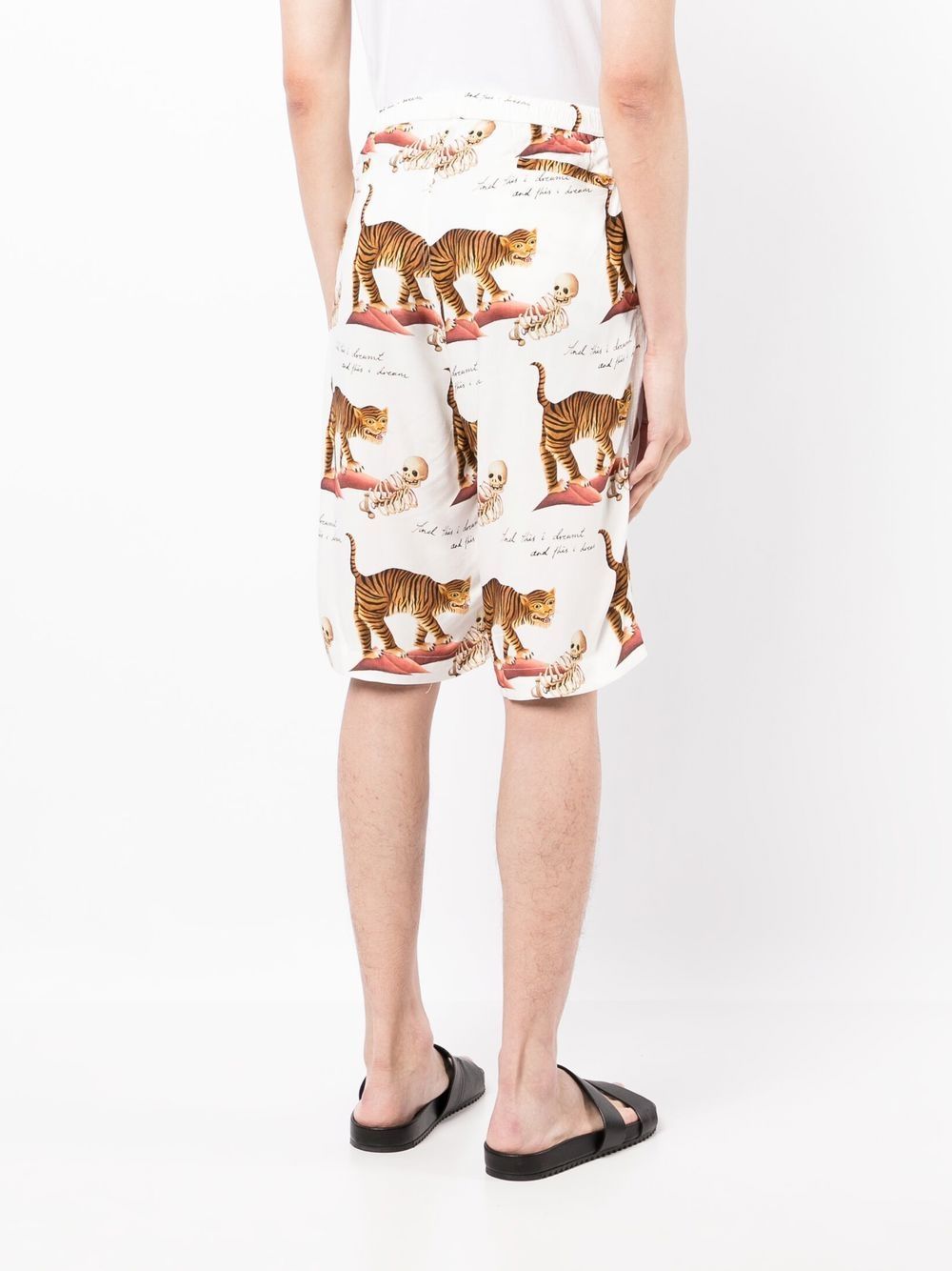 Motif-Print Bermuda Shorts