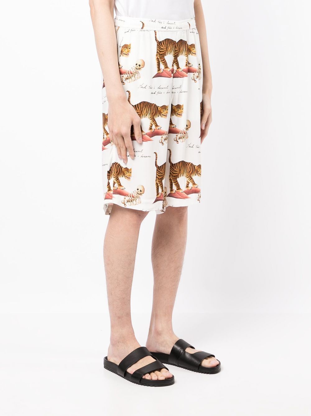 Motif-Print Bermuda Shorts