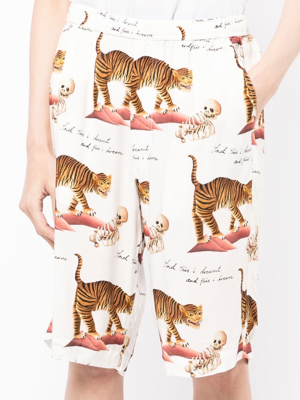 Motif-Print Bermuda Shorts