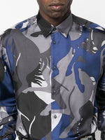 Camouflage Logo-Print Shirt