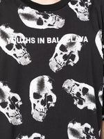 Skull-Logo Print T-Shirt