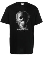Skull-Print Cotton T-Shirt