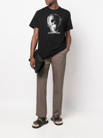 Skull-Print Cotton T-Shirt