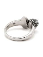 Double-Skull Embellished Ring