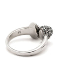 Double-Skull Embellished Ring