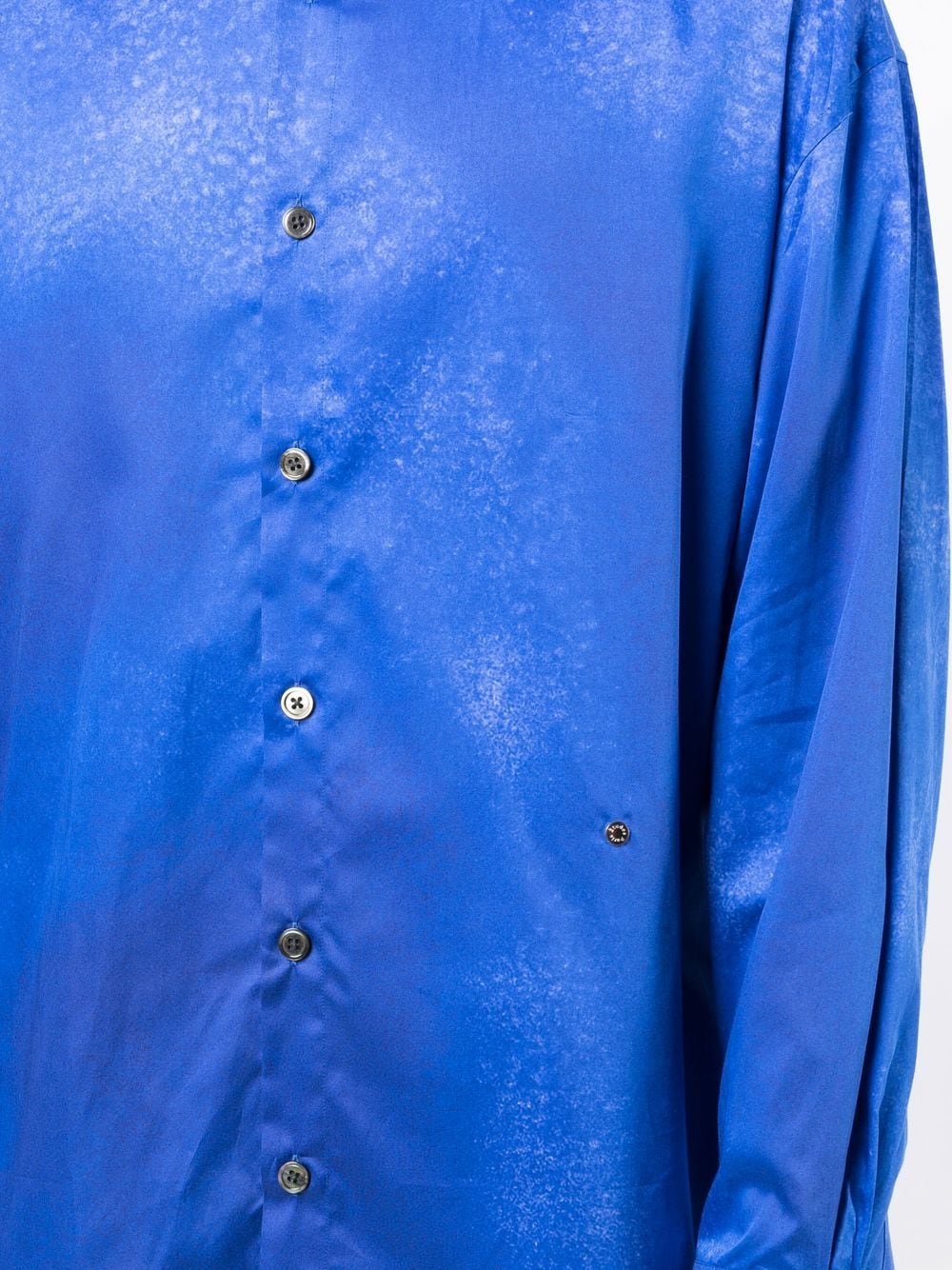 Spray-Effect Satin Shirt