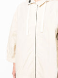 Hooded Drawstring Cotton Coat