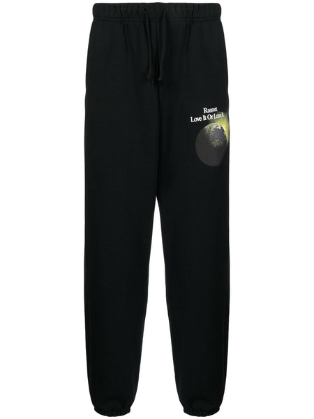 Graphic-Print Cotton Track Pants