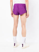 Sequin-Embellished Panelled Track Shorts