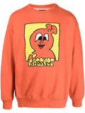 Cartoon-Print Cotton Sweatshirt