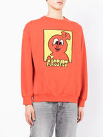 Cartoon-Print Cotton Sweatshirt