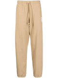 Embroidered-Logo Cotton Track Pants