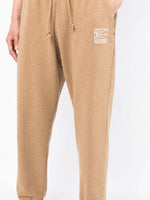 Embroidered-Logo Cotton Track Pants