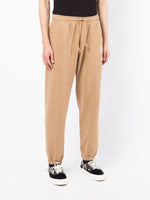 Embroidered-Logo Cotton Track Pants
