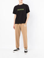 Embroidered-Logo Cotton Track Pants