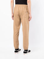 Embroidered-Logo Cotton Track Pants