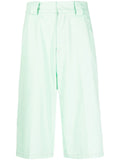 Pressed-Crease Four-Pocket Bermuda Shorts