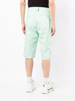 Pressed-Crease Four-Pocket Bermuda Shorts
