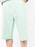 Pressed-Crease Four-Pocket Bermuda Shorts