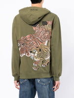 Dragon-Embroidered Hoodie