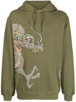 Dragon-Embroidered Hoodie