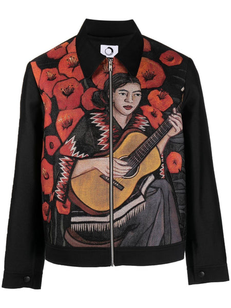 Vargas Jacquard Zip-Up Jacket