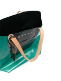 Engraved-Logo Panelled Tote