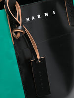 Engraved-Logo Panelled Tote
