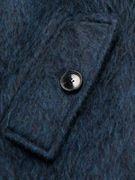 Button-Up Faux-Fur Coat