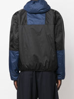 Reversible Hooded Colour-Block Panel Jacket