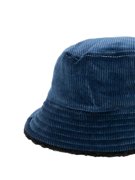 Logo-Patch Corduroy Bucket-Hat