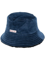 Logo-Patch Corduroy Bucket-Hat