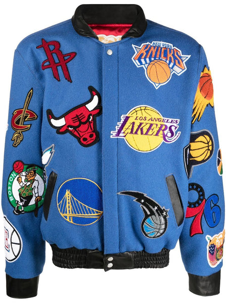 Los Angeles Lakers Patch Bomber Jacket