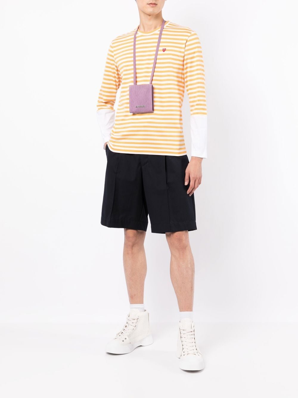 Long-Sleeve Striped T-Shirt