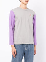 Bi-Colour Long-Sleeve T-Shirt