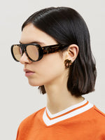 Sierra Round-Frame Sunglasses