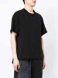 Patchwork Curved-Hem T-Shirt