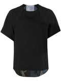 Patchwork Curved-Hem T-Shirt