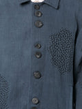 Pleated-Trim Box-Fit Jacket