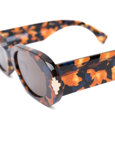 Nire Tortoiseshell-Effect Round Frame Sunglasses