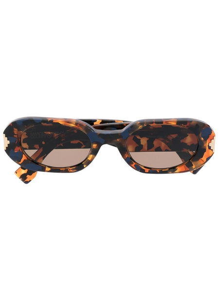 Nire Tortoiseshell-Effect Round Frame Sunglasses