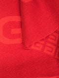 Reversible Logo-Intarsia Scarf