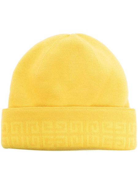 Embroidered-Logo Knitted Beanie