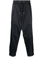 Monogram-Print Tapered Trousers